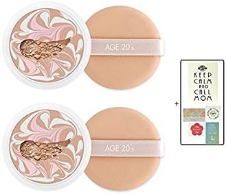 AGE 20'S ALL NEW Essence Cover Pact PX Season11 (No.21Light Beige12.5g+12.5g))