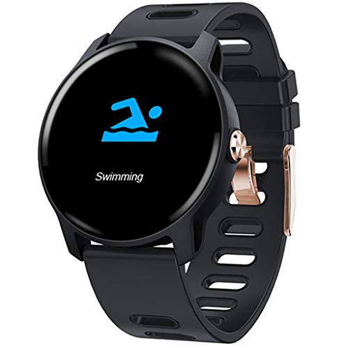 Meidexian888 Smart Watch Wristband for iOS Android, Blood Pressure Heart Rate Sleep Monitor Call Reminder Sports Fitness Watch (Blue)