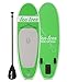 Ten Toes iSUP Inflatable Standup Small Adult Paddleboard SUP, theNANO (8’x30’’x4’’)