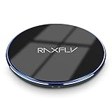 Mini Wireless Fast Charging Pad, RAXFLY QI Wireless Charger Charging Base Quick Charge for iPhone X/ iPhone 8/8 Plus