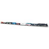 Bachmann Trains Empire Builder Ready to Run 68 Piece Electric Train N Scale | Complete Starter Set, Locomotive, Rolling Stock, Track, Power Pack and Speed Controller, Build Your Model Railroad, 24009