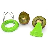 ZRAMO® TH502 Green Kiwi Fruit Cut Digging Core Twister Slicer Kitchen Peeler Tool Cutter Device for Fruit Salad