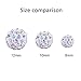 iCherry(TM) Disco Beads 10mm Shamballa Beads Pave Crystal Ball Bead for Jewelry Making (10MM, BLACK)