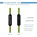 SoundPEATS M20_Green In-Ear Headphones Noise Cancelling Earphones Stereo Ergonomic Comfort-Fit Earbuds with Microphone, Green