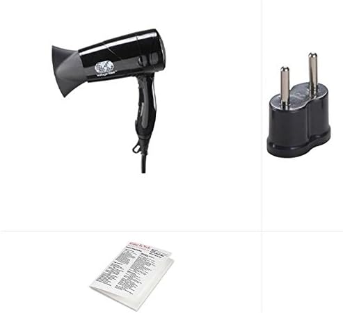 Going In Style Dual Voltage Travel Hair Dryer - 1875 Watt with Europe Adapter Set