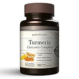 Turmeric Curcumin Complete - 1500mg - Min 95% Curcuminoids | Extra Strength Turmeric Supplement Provides the Anti-inflammatory Response You Need | Helps Eliminate Pain due to Inflammation | Non-GMO