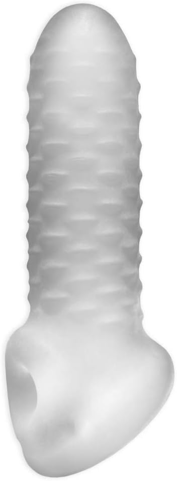 PerfectFitBrand - Fat Boy Checker Box - Soft Stretchable Penis Sleeve 5.5 Inch - Transparent - Image 4