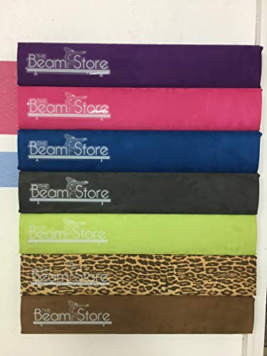The Beam Store 8-Feet Low Profile Suede Balance Beam (Grey) Made in USA