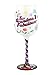 Top Shelf “This Grandma is Fabulous” Wine Glass – Hand Painted Gift for Women