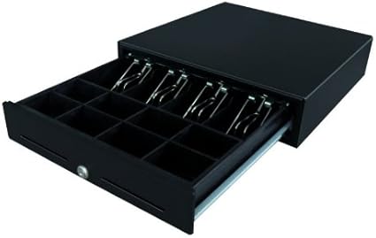 Caja registradora cajón de dinero de carga CD-57P (negro): Amazon.es: Oficina y papelería