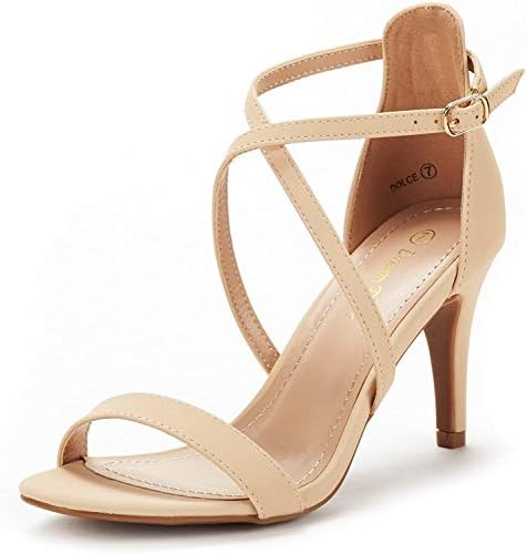 DREAM PAIRS Women's Dolce Fashion Stilettos Open Toe Pump Heel Sandals 1 DREAM PAIRS Women's Dolce Fashion Stilettos Open Toe Pump Heel Sandals