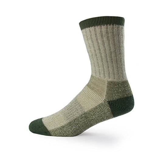Minus33 merino wool day hiker sock, olive, x-large