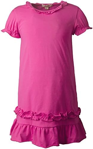 Ipuang Girls' Casual Ruffle Short Sleeves Dress