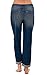 PajamaJeans Women's Boyfriend Stretch Knit Denim Jeans, Bluestone, X-Large16-18