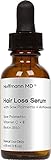 Hoffmann MD - Premium Hair Loss Prevention with DHT Blockers | Natural Formula with Biotin + Saw Palmetto + Caffeine to Promote Thicker Hair Growth | 1 Ounce / 1 Month Supply