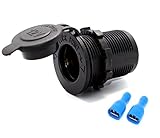 Cllena Car Marine Boat Motorcycle ATV Rv Truck 12v Power Outlet Cigarette Lighter Socket