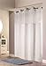 Arcs & Angles Shower Curtain,White,Escape Pattern,74