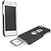 Creative Stainless Metal Bottle Opener Case Cover for iPhone 6 6s Back Hard Cover with Cap Catcher Black