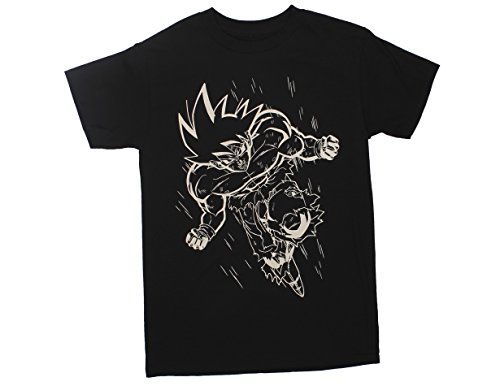 Ripple Junction Dragon Ball Z White Line Goku Adult T-Shirt