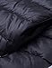 Puredown Women's Lightweight Packable Hooded Goose Down Jacket, Black