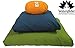 Waterglider International Zabuton Cushion: Kapok-Filled, 100% Organic Cotton Cover Meditation Cushion (Plum, Medium 24 X 24)
