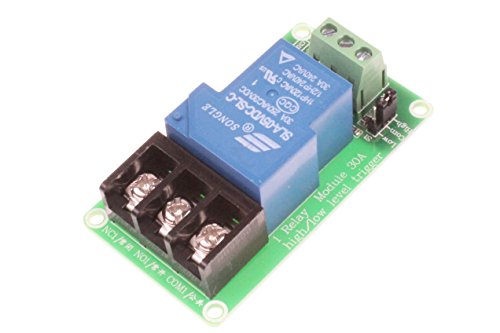image for NOYITO 30A 1-Channel Relay Module High Low Level Trigger With Optocoup