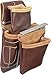 Occidental Leather 5060 3-Pouch Pro Fastener Tool Bag