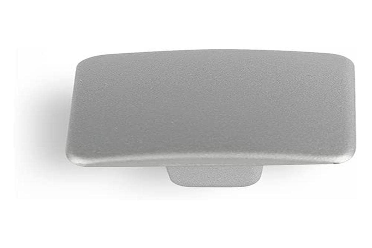 Blister with 4 Metal KNOBS for Furniture, with Aluminum Finishing MOD.782 37x37mm REI