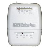 Suburban 232229 161154 Wall Thermostat-Heat Only-White