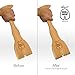Stocking Stuffer - Wood BBQ Tool, Safer Grill Scraper for Outdoor Barbecue Cleaning. North American Cedar, Ergonomic Grip, Bristle Free Cleaner, Naturally Forms to All Grills