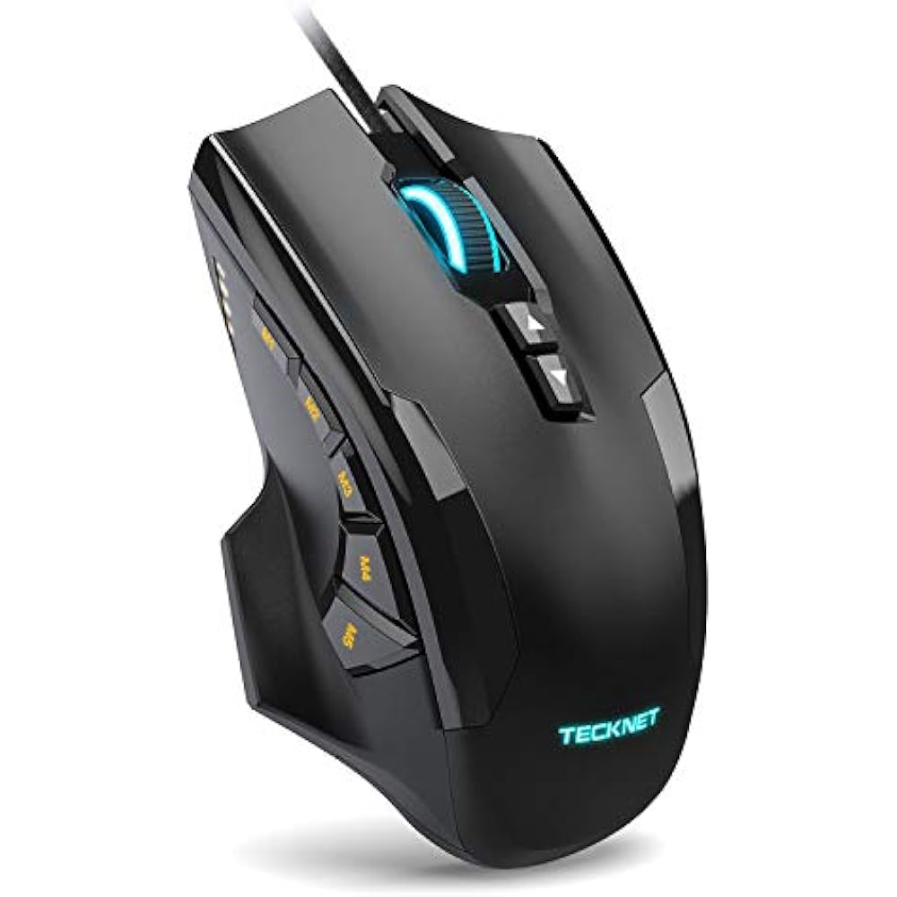 Gaming Mice M009 Mouse With 16400 DPI, Wired RGB LED Backlit