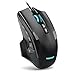 TeckNet M009 Gaming Mouse with 16400 DPI, Wired RGB LED Backlit Computer Mice, 10 Programmable Buttons, Weight Tuning Set