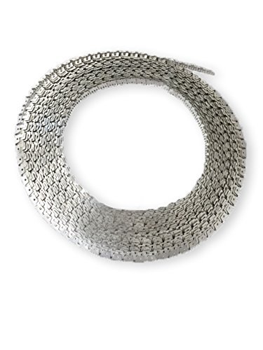 The Sofa Source Flex-Grip, Curve Ease- 100 ft Flexible Metal Tack Strip Three-Tooth Upholstery