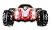 Click n' Play Land & Water Amphibious RC Remote Control Car, 200 Ft Range, Working LED Headlights - Red