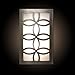 General Electric 11257 GE Classic Decor Coverlight Night Light, 1 Pack, Brushed Nickel Leaves