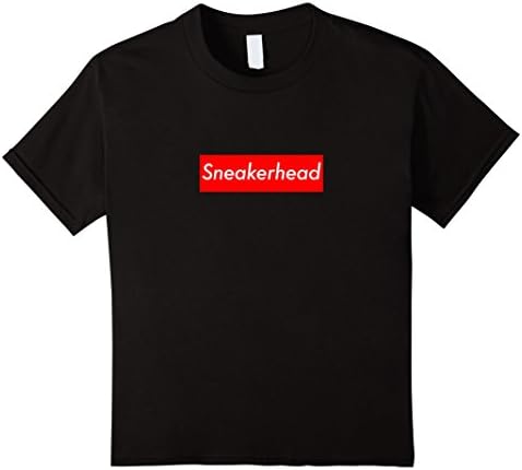 Kids Sneakerhead T-Shirt | Classic Box Logo Sneakerhead Tee 4 Black