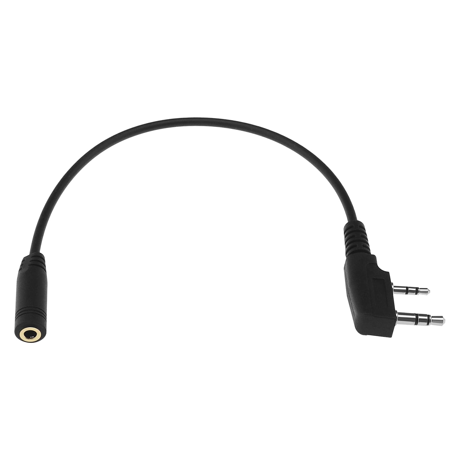 TCK01 Transfer Cable for Walkie Talkie Mobile Phone Headset Connector Compatible with Kenwood 2 Pin Adapter Cable Compatible with 2 Way Radios RT21 RT22 RT27