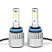 H11 H8 H9 8000lm Xtremely Super Bright 6500K Xenon White High Power COB Mini H11 H8 H9 H11LL H8LL LED Headlight Conversion Kits Bulbs for Replacing Halogen Headlamp