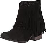 Taos Women's Shag Boots, Black Suede, Size - 41