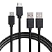 2 Pack USB Charger Cables for Echo Dot 2nd Generation, Tap Alexa Enabled Portable Bluetooth Speaker, Compatible Samsung Galaxy S7, S6, S5, Huawei Honor 7X, MOTO G5 Plus, Motorola G5s G5s Plus