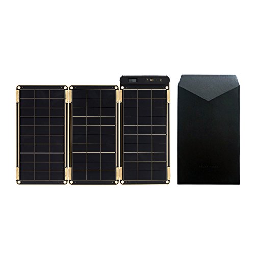 Solar Paper + Pouch, Paper-thin and Light Portable Solar Charger with Ultra-High-Efficiency (7.5W)