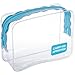 Kings Essential Clear Carry On Travel Toiletry Bag | Quart Sized