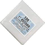 (100) 7" Slim Fit Record Outer Sleeves - 3 Mil Thick Polyethylene - 7 7/16" x 7 1/4" #07SE03