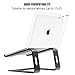 MoKo Laptop Riser Stand, Universal Detachable Portable Sturdy Aluminum Alloy Notebook PC Desk Holder, Compatible with Acer, ASUS, HP, Sony, Dell XPS, Lenovo Between 11″-15.6″, Blackthumb 3