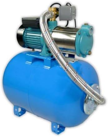 2200 W 400 V 160L/Min Well Pump Water Garden Pump with Booster Pump Balloon 80L