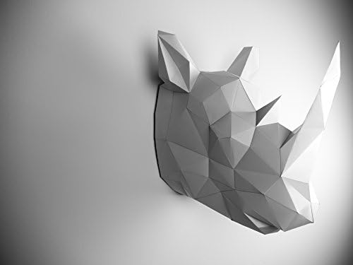 Papertrophy rhino white &amp; grey