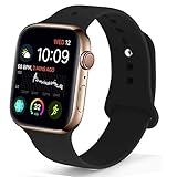 NUKELOLO Sport Band Compatible with Apple Watch 38MM 40MM 42MM 44MM,Soft Silicone Replacement Strap Compatible for Apple Watch Series 4/3/2/1