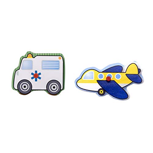 2 Melissa+Doug+Vehicles+Wooden+Puzzle