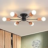 MOUJOE Semi Flush Mount Ceiling Light Fixture