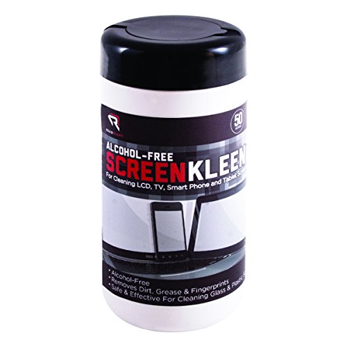 Read Right Alcohol-Free ScreenKleen, 50 Wipes per Tub (RR1491)
